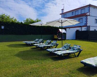 Casa Rural Con Encanto En Sanxenxo – Fachada Exterior Renovada Con Piscina